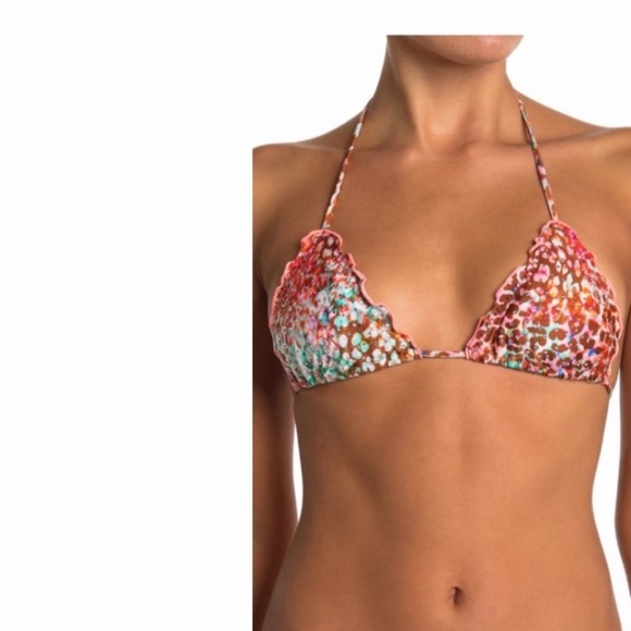 Luli Fama Untamable Crystal Wavy Bikini Top. - Picture 2 of 8